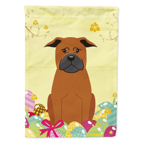 Caroline's Treasures BB6111CHF Easter Eggs Chinese Chongqing Dog Flag Canvas House Size, Large, multicolor