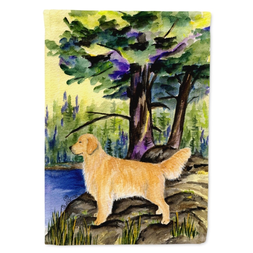 Caroline's Treasures SS8426-FLAG-PARENT Golden Retriever Flag, , multicolor