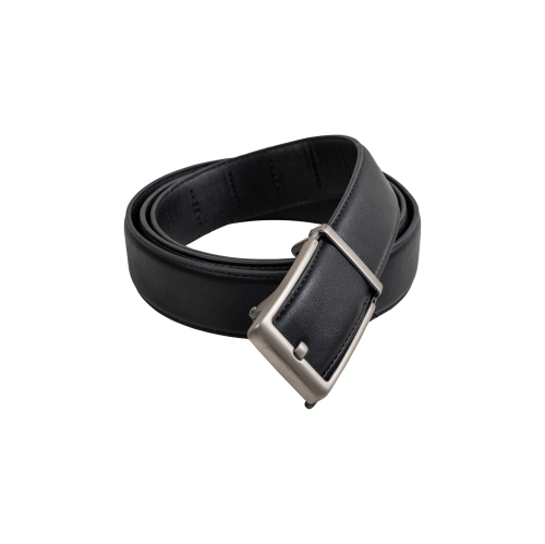 Men's Belt, Black Buckle Leather Belt For Men, Adjustable Automatic Buckle  Belt (box Included), Business Leather Belt, Holiday Gifts Men Gift Idea
