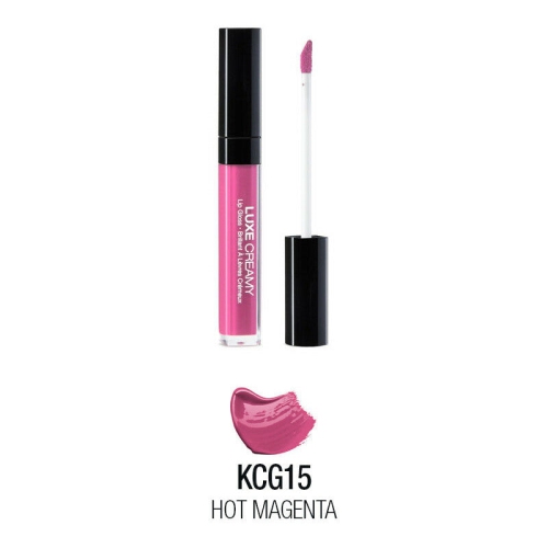 Kiss New York Professional Luxe Creamy Lip Gloss - Hot Magenta [Beauty]