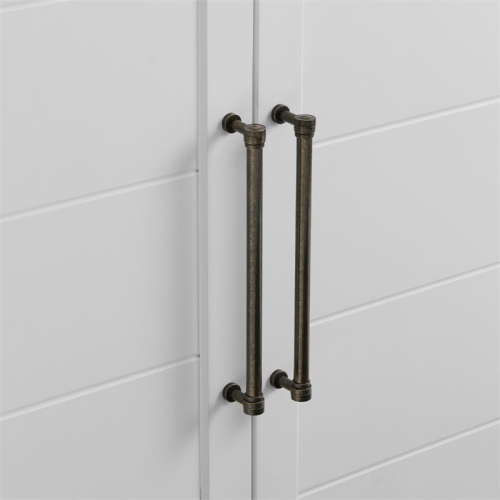 Crosley Furniture Bartlett Wooden Stackable Storage Pantry in White