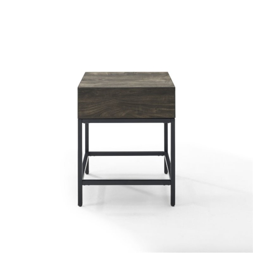 Crosley Jacobsen 1 Drawer End Table in Brown Ash