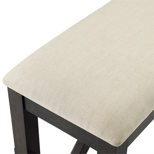 Banc de salle à manger recouvert Hayden de Crosley en ardoise