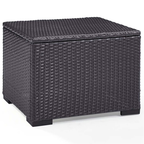 Crosley Biscayne Wicker Patio Coffee Table in Brown Best Buy Canada