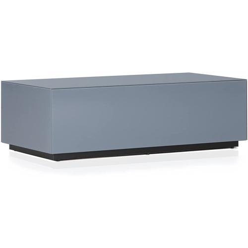 SONOROUS CTB-120 All Glass Coffee Table / Center Table - Gray Ash