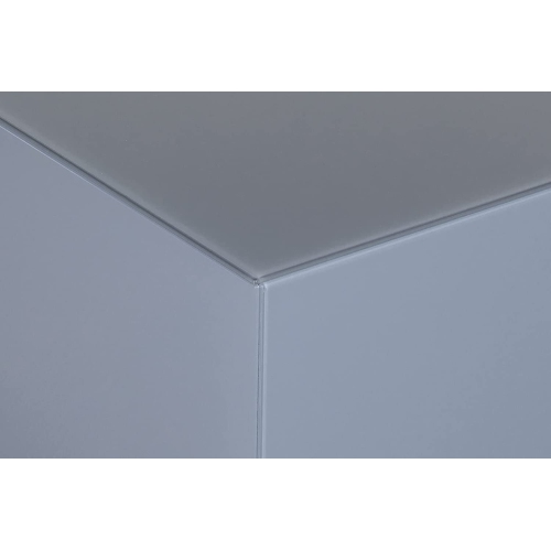 SONOROUS CTB-120 All Glass Coffee Table / Center Table - Gray Ash