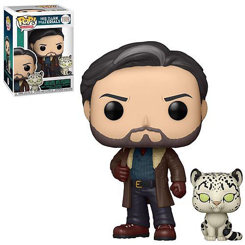 Image 1 de 1.. Figurine Pop! De Funko Television sa figurine en vinyle du film The Dark Materials Lord Asriel avec Stelmaria no 1109