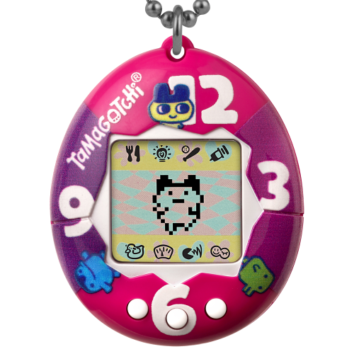 Le tamagotchi original&nbsp;: Horloge rose violette