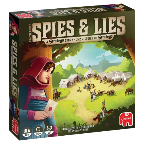 Jumbo Games Spies & Lies: A Stratego Story 2-4 players, ages 12, 30 minutes