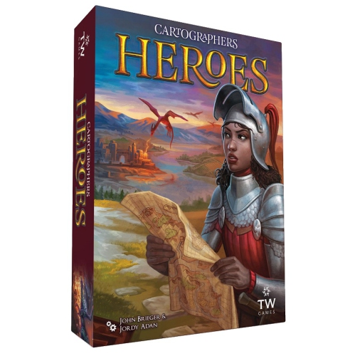 THUNDERWORKS GAMES  Cartographers: Heroes 1-100 Players, Ages 10+, 30-45 Minutes