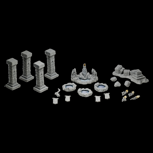 WizKids Games Wizkids Deep Cuts Unpainted Miniatures: Pools & Pillars ...