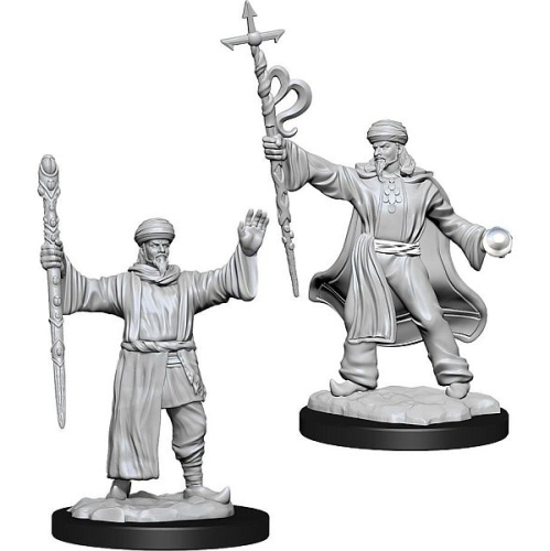 WIZKIDS GAMES  Dungeons & Dragons Nolzur's Marvelous Unpainted Miniatures: Human Wizard (Male)