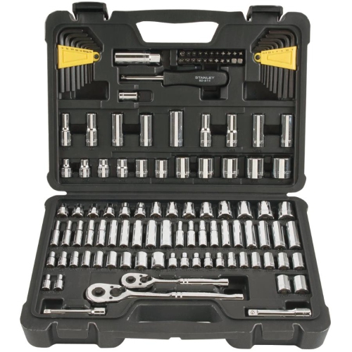 123 Piece Metric/SAE Socket Set, for 1/4" and 3/8" Drive