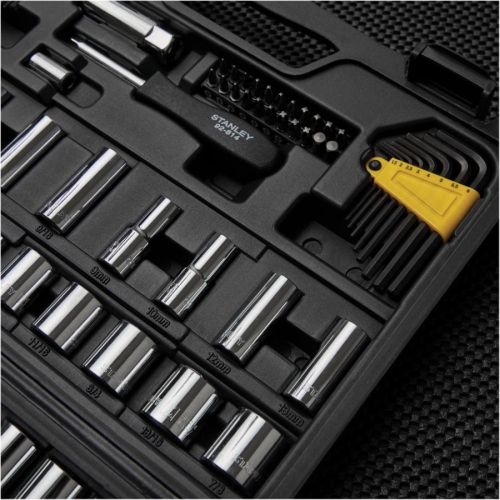 123 Piece Metric/SAE Socket Set, for 1/4" and 3/8" Drive