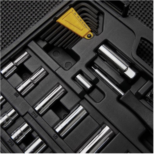 123 Piece Metric/SAE Socket Set, for 1/4" and 3/8" Drive