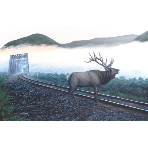 SunsOut SUNSOUT Puzzle 550 Piece Elk Tracks