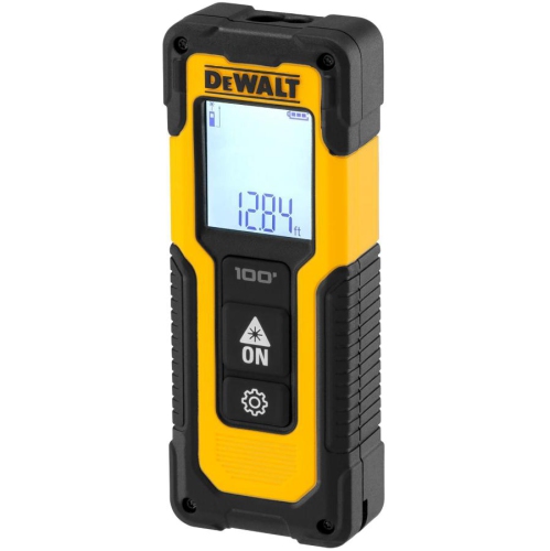 DEWALT 100' Laser Distance Measurer with Area and Volume Calculation