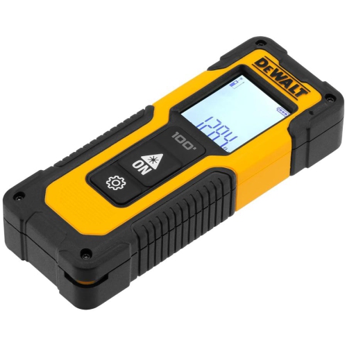 DEWALT 100' Laser Distance Measurer with Area and Volume Calculation