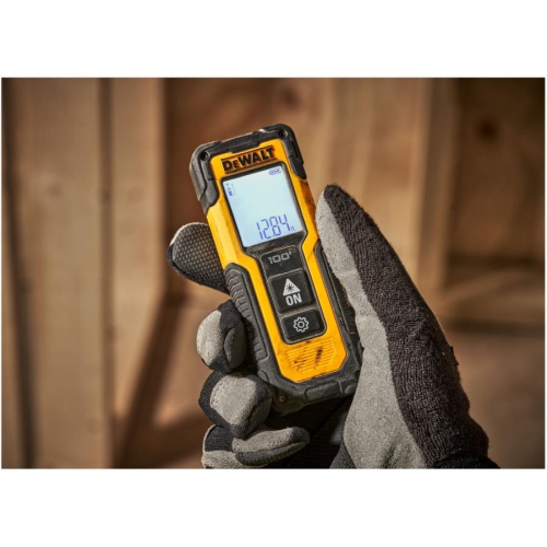 DEWALT 100' Laser Distance Measurer with Area and Volume Calculation