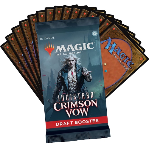Magic the Gathering: Innistrad: Crimson Vow Draft Boosters Box 36 boosters per box, 15 cards per pack
