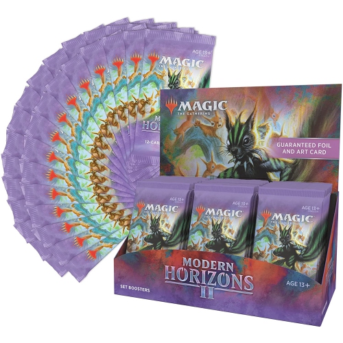 Magic the Gathering: Modern Horizons 2 Set Boosters Box 30 Packs per Box, 12 Cards per Pack