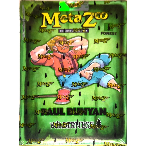 Metazoo Games MetaZoo Trading Card Game: Wilderness - Paul Bunyan Theme Deck