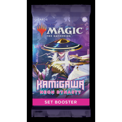 Extension Wizards of the Coast Magic: Kamigawa : Ensemble d'extension Neon Dynasty de 12 cartes par paquet