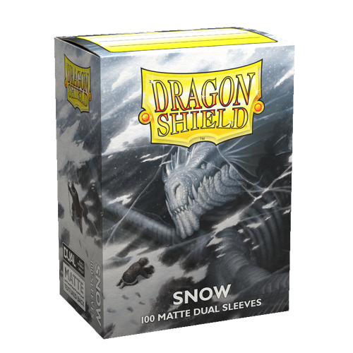 ARCANE TINMEN  Dragon Shield Sleeves Standard Size: Snow Matte Dual At-15005