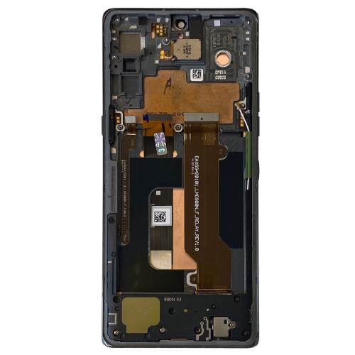 Replacement OLED Display Touch Screen Digitizer Assembly With Frame For LG Velvet 5G - Black by ESOURCE PARTS - Refurbished condition - Image 2