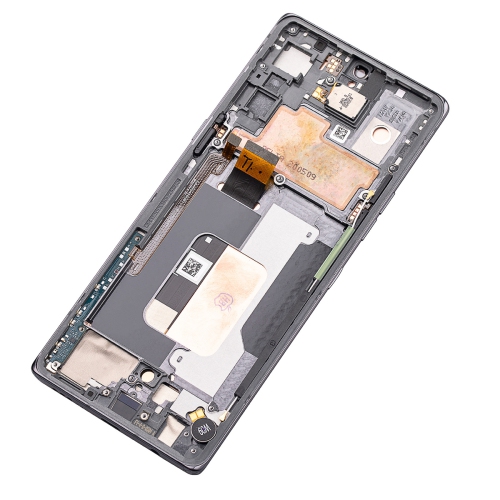 Replacement OLED Display Touch Screen Digitizer Assembly With Frame For LG Velvet 5G - Black by ESOURCE PARTS - Refurbished condition - Image 3