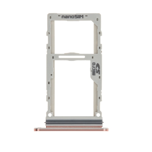 Replacement Nano Sim Card + Micro SD Card Tray For LG Velvet - Illusion Sunset