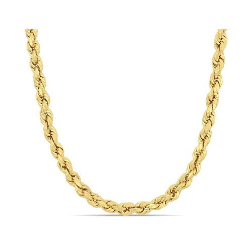 Collier en chaîne torsadée en or jaune 14K ct