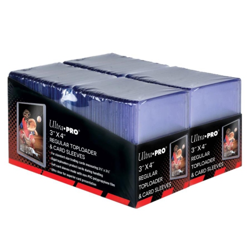 ULTRA PRO  Toploads 3X4 Regular With Sleeves 200Ct