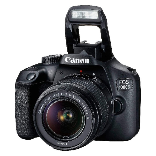 Canon EOS 4000D Rebel T100 DSLR Camera with 18-55mm Lens, 64GB Card, Software, and More Bundle