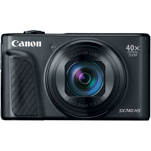 Canon PowerShot SX740 HS Digital Camera (Black) (2955C001) + 64GB Card Advanced Bundle