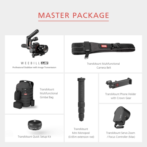 Zhiyun WEEBILL LAB 3-Axis Gimbal Stabilizer for Mirrorless and