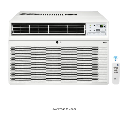 LG 12 000 BTU Window Smart Air Conditioner Cools 550 Sq. pi.
