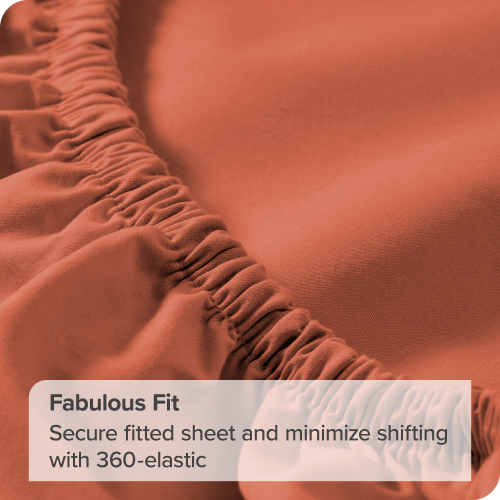 Bare Home 100% Organic Cotton Sheet Set - Crisp Percale Weave - Lightweight & Breathable