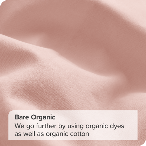 Bare Home 100% Organic Cotton Sheet Set - Crisp Percale Weave - Lightweight & Breathable