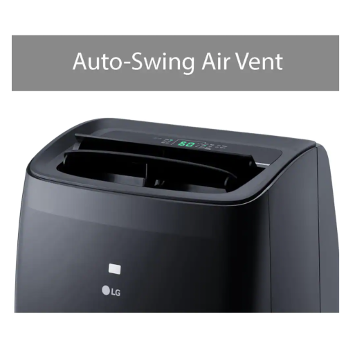 LG 12,000 BTU 115-Volt Portable Air Conditioner Cools 450 Sq Ft with Dehumidifier Function, Wi-Fi Enabled (LP1021BSSM)