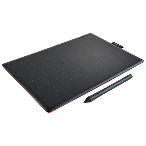 Wacom One by Wacom Graphic Tablet with Stylus - Medium
