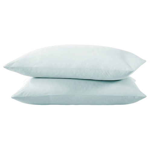 Bare Home 100% Organic Cotton Pillowcase Set - Crisp Percale Weave - Lightweight & Breathable - Set of 2
