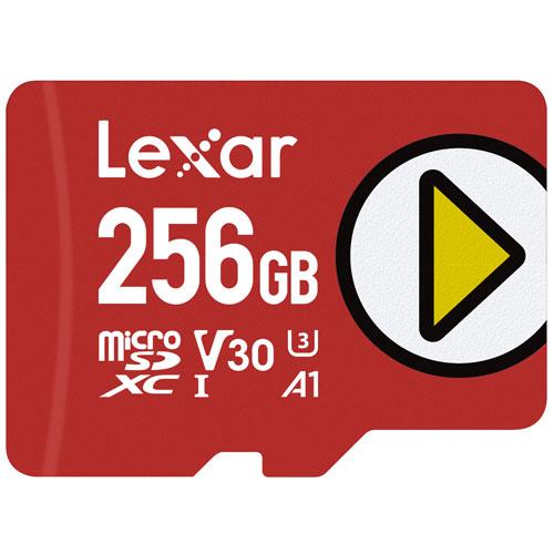 Lexar PLAY 256GB 150MB/s microSDXC Memory Card
