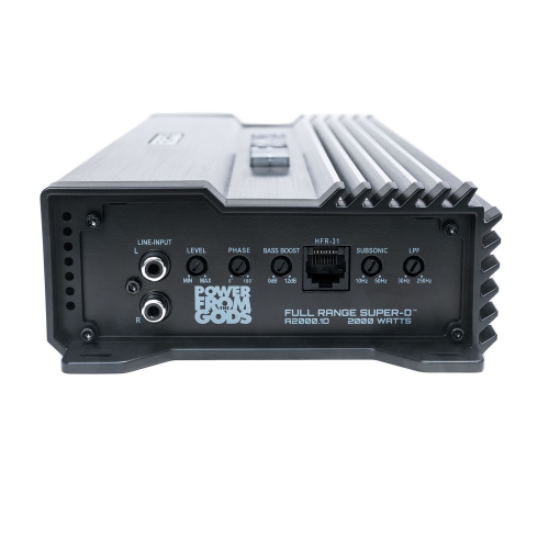 Hifonics A2000.1D Alpha Compact 2000 Watt Monoblock Car Audio Amplifier