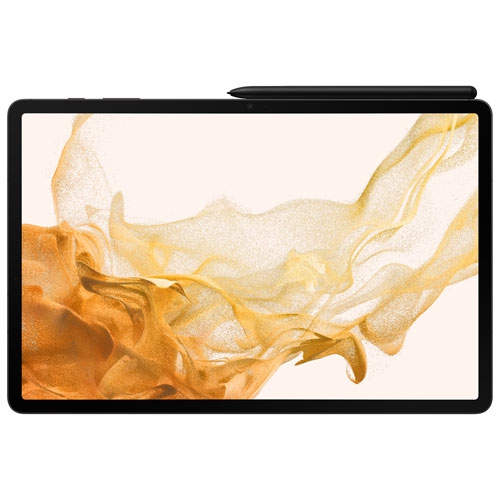 Galaxy Tab S8+ 12.4 po 8 Go Android 11 de Samsung à processeur octocoeur SM8450 Qualcomm - Graphite - BO
