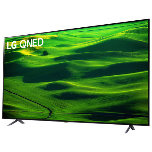 LG 65" 4K UHD HDR QNED webOS Smart TV (65QNED80UQA) - 2022 - Dark Titan Silver/Ashed Blue