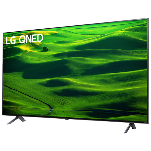 LG 55" 4K UHD HDR QNED webOS Smart TV (55QNED80UQA) - 2022 - Dark Titan Silver/Ashed Blue