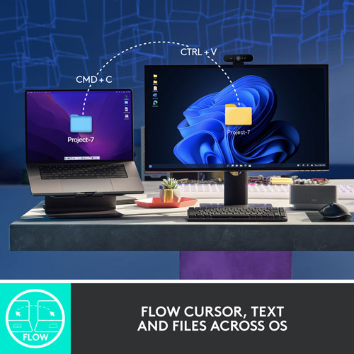 Souris sans fil Darkfield MX Master 3 de Logitech - Gris pâle