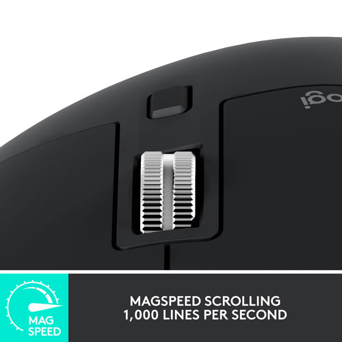 Logitech MX Master 3S Wireless Darkfield Mouse - Black | Best Buy