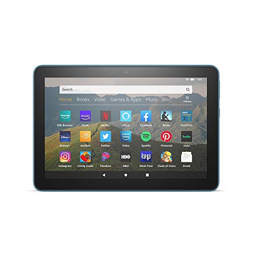 AMAZON  Fire HD 8 Tablet, 8" HD Display, 32 GB Excellent  birthday gift Amazon Fire HD8 10th  generation family members Love the  tablet 